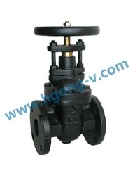 DIN non rise stem bolt bonnet flange gate valve